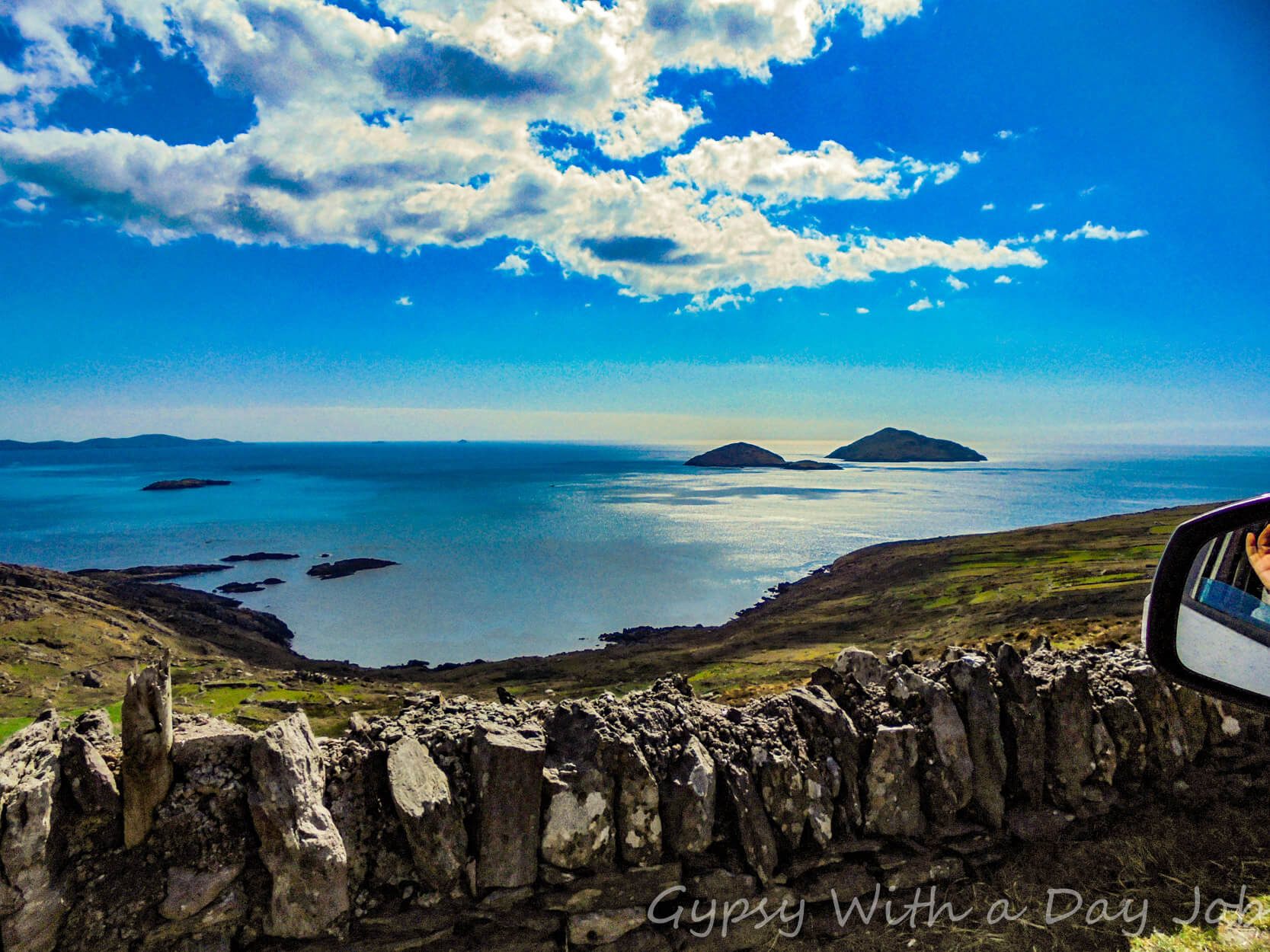The view from the Skellig Ring, on the Iveragh Peninsula, in Ireland.