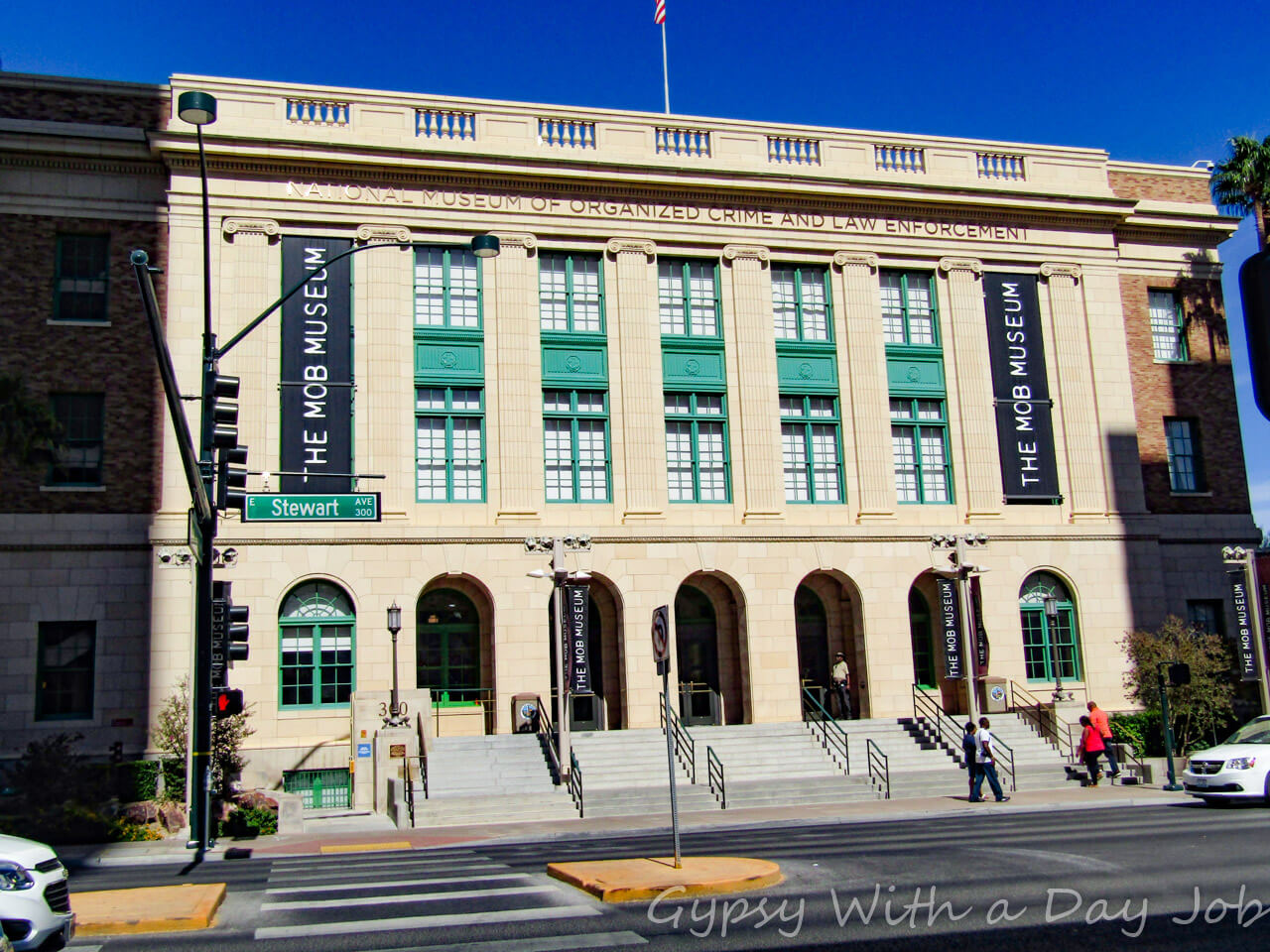 Las Vegas 101 things to Do, See from the Sky, the Mob Museum.