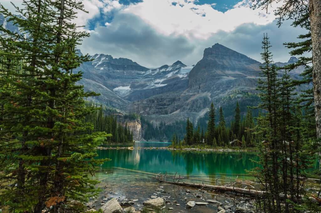 Lake OHara, one of the places to see in Yoho National Park.